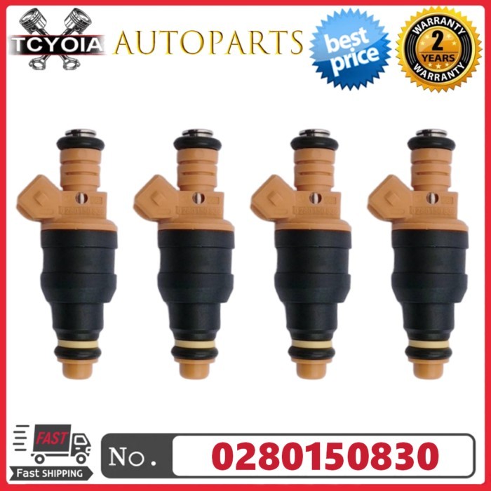 4pcs/lot Fuel Injectors 0280150830 For Renault Cilo 19 21 J7R/F7P 1.8 2.0 16V 192cc