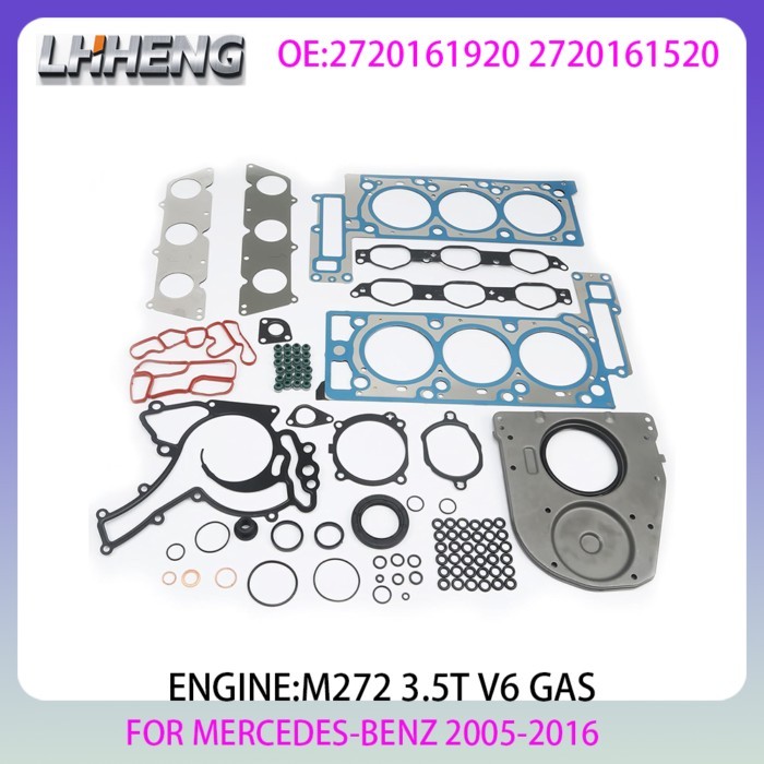 M272 Engine gasket kit For MERCEDES-BENZ W204 CLS350 W212 S212 X204 W221 W164 B906 W639 3.5L 3.5 L