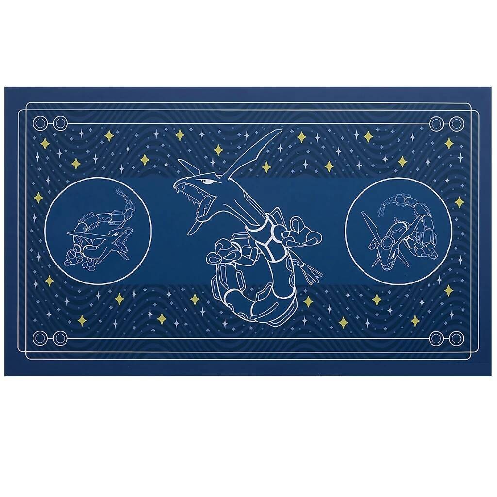 600x350x2 มม.Diy Rayquaza PTCGยางPlay Mat Self Made Pokemon Battle Card MatอะนิเมะเกมBattle Mat