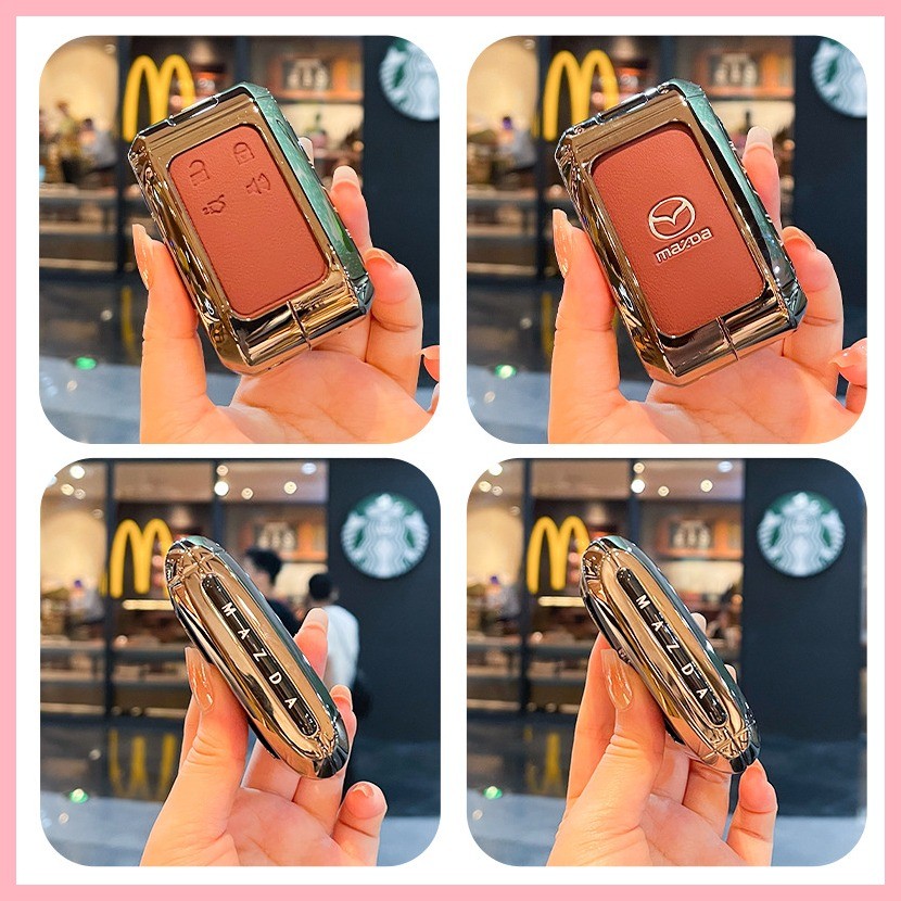 【2025】 เหมาะสำหรับ 2025 Mazda EZ-60 คีย์ฝาครอบ Mazda EZ6 รถรีโมทควบคุมการควบคุมเปลือกโลหะ