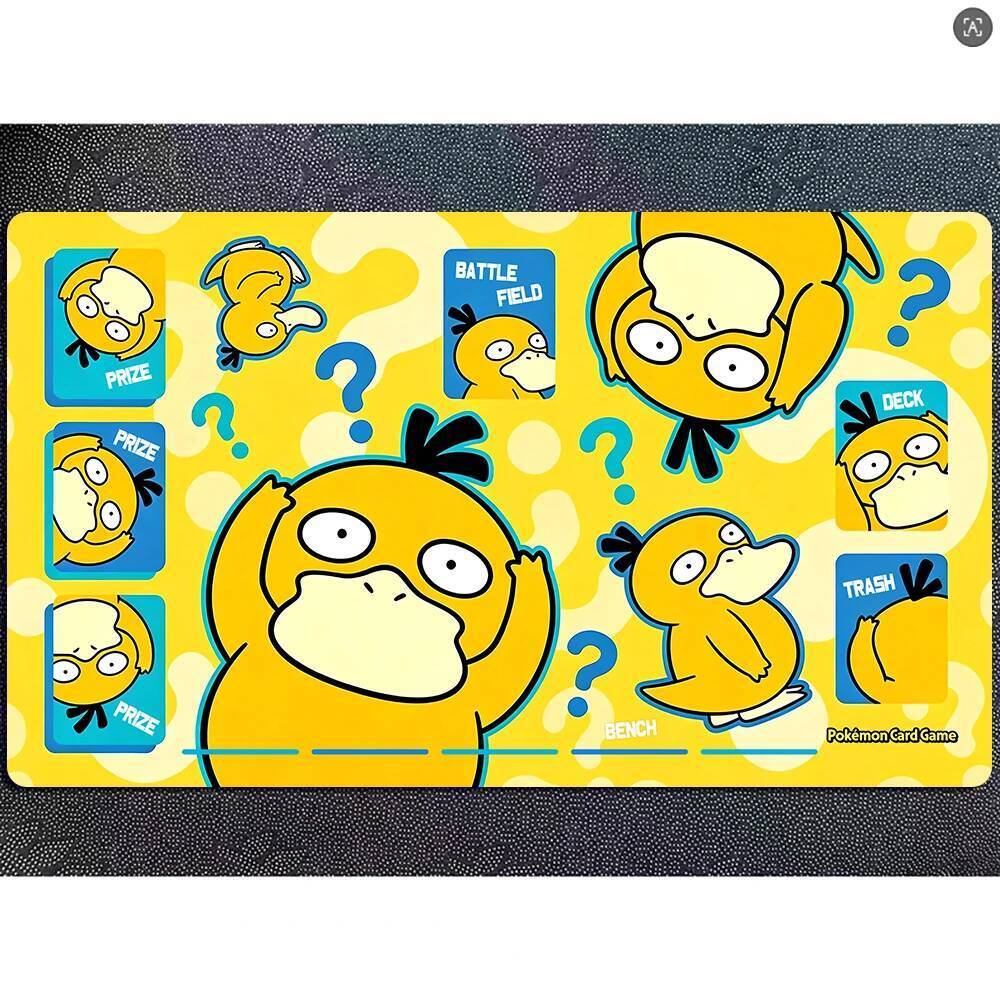 PTCG Playmat Pokemon psyduckTrading การ์ดเกมการ์ด Play Mat-PG12