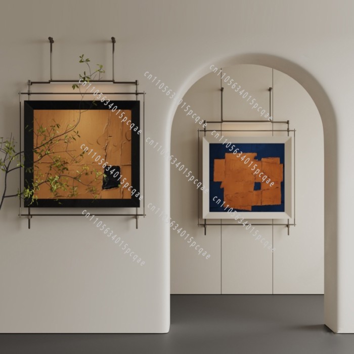Medieval Atmosphere Hanging Picture Lamp Sales Office Stereo Modern Art Decorative Mural Lamp Livin