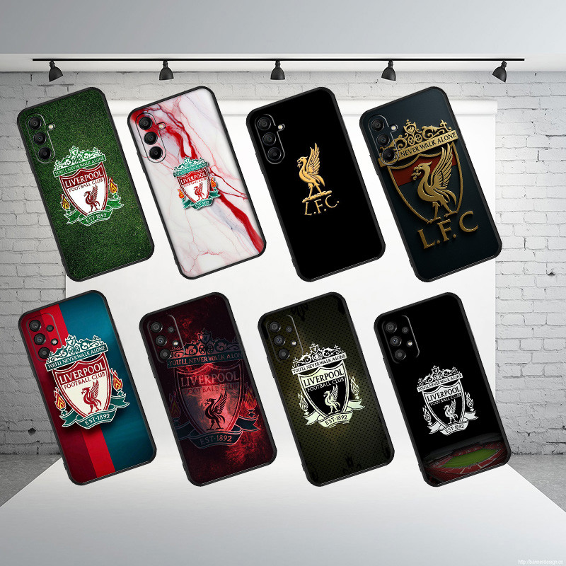 เคสโทรศัพท์ TPU สีดําเข้ม Xiaomi POCO M6 M7 pro plus X3 X7 pro Liverpool9