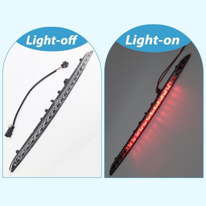 Car Third 3rd Brake Light High Mounted Stop Lamp with Wiring Harness Attached 923-133 FT4Z13A613A F