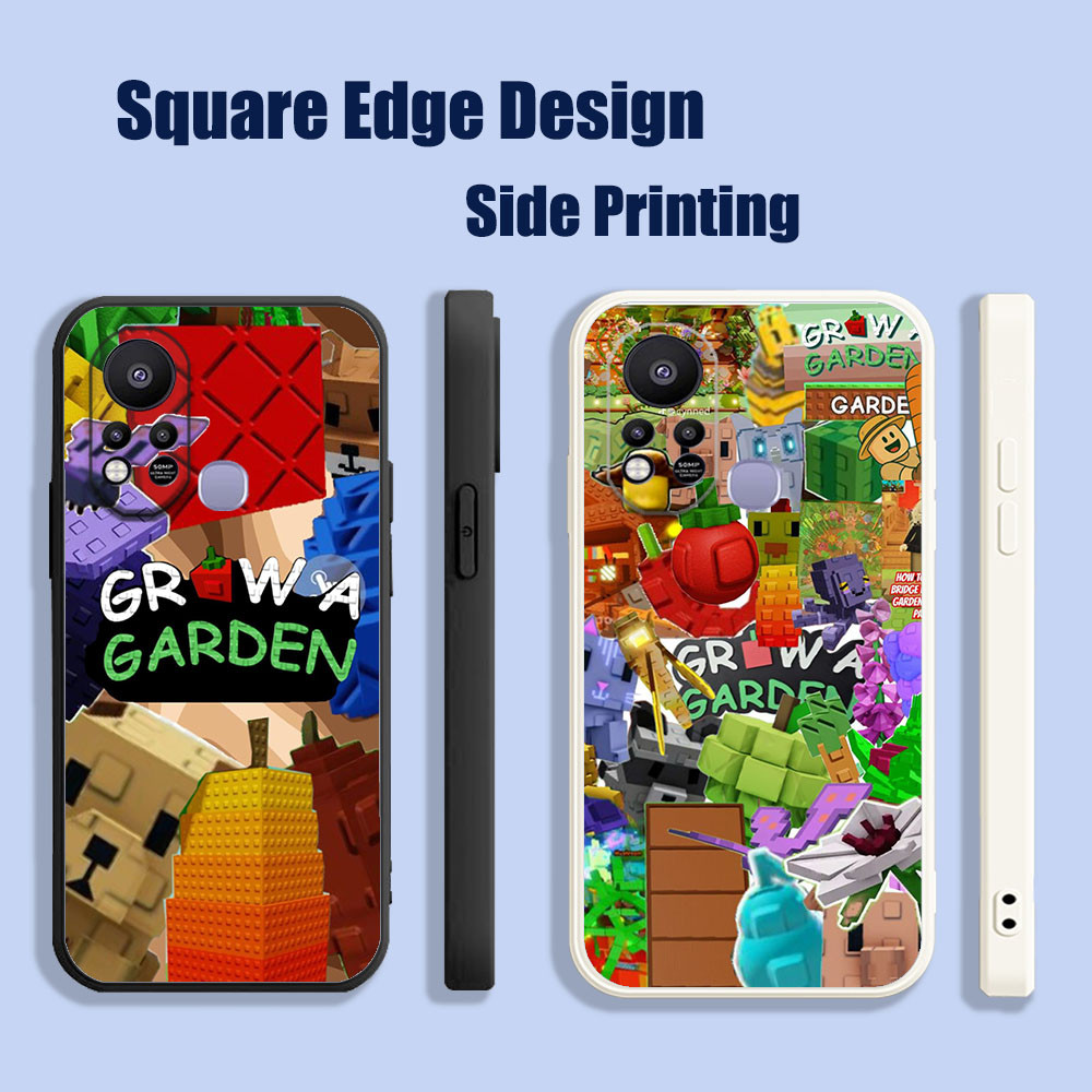 ปลอกสําหรับ Huawei Nova 3i 7i 8i 5T Y9S Grow a Garden วิดีโอเกม FXZ04 เคสโทรศัพท์ขอบสี่เหลี่ยม