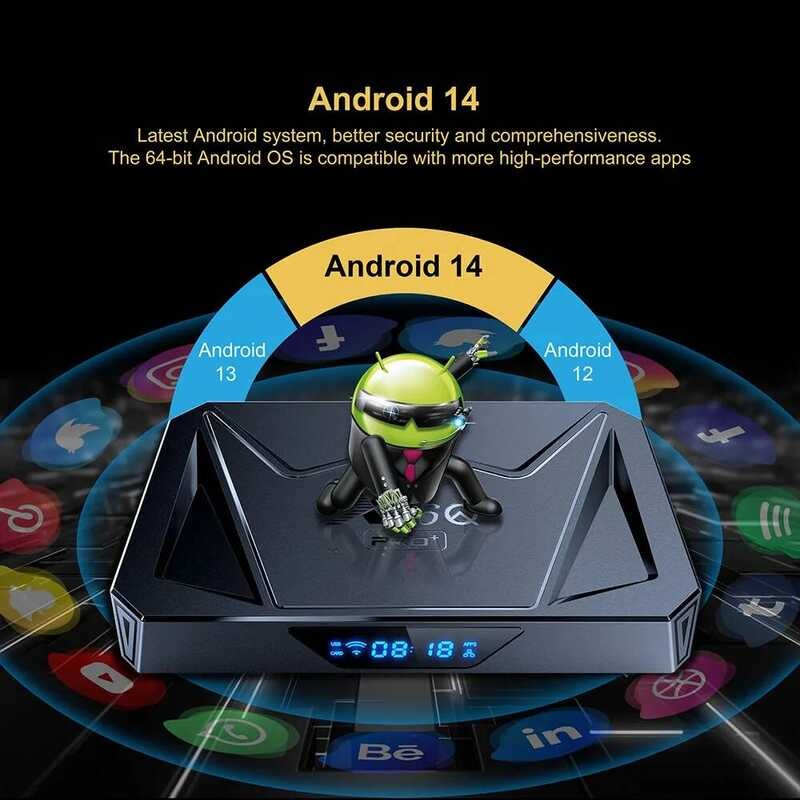 ▥ X96q Pro Plus Allwinner H728 Androidสมาร์ททีวีกล่อง 2/4G 16/32/64G 8K Ultra HD Set Top Box 10
