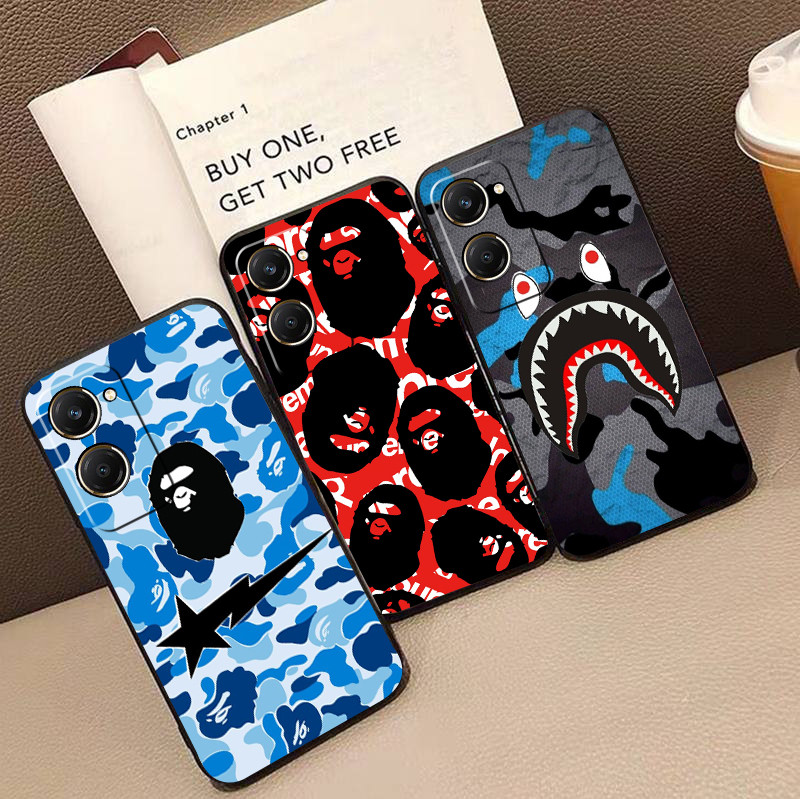 สําหรับ VIVO Y03 Y30T Y18 Y18S Y18E Y37M T3 Z9 lite SX3 bape โทรศัพท์มือถือป้องกันกรณี soft Case