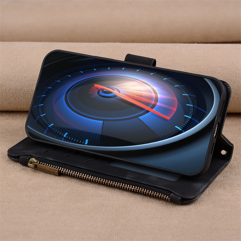 กรณีพลิกสําหรับบเคส OPPO Reno 6 5 Pro 3 4 5F 5Z 4Z ค้นหา X3 X5 Pro Lite X6 X7 Ultra X8 Pro บเคสเคสโทรศัพท์ปลอกความงามซิปกระเป๋าสตางค์หนังฝาครอบปลอก - รูปที่ 4