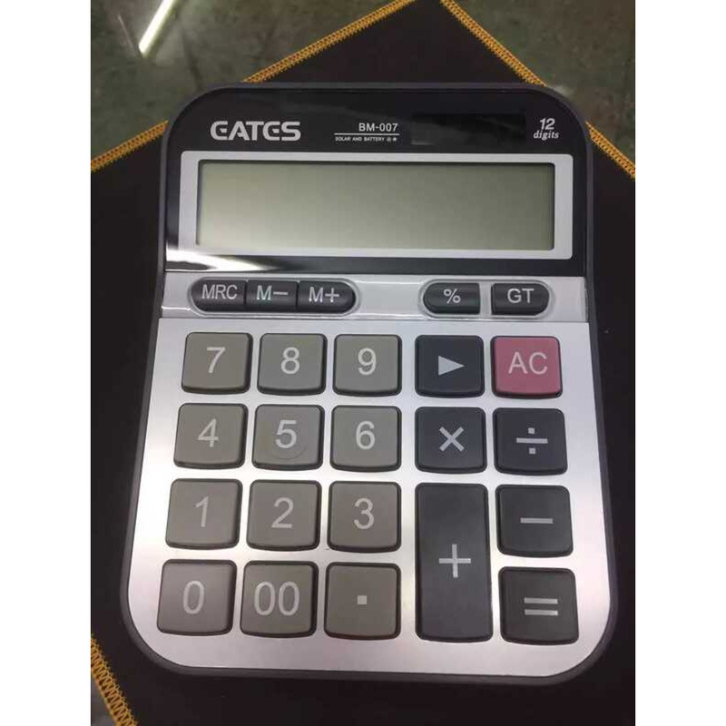Yidashi BM007 เครื่องคิดเลขปุ่มขนาดใหญ่ 008 คอมพิวเตอร์หน้าจอขนาดใหญ่พลังงานแสงอาทิตย์ Dual Power ปุ