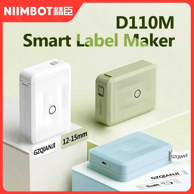 Niimbot D110 เครื่องพิมพ์แบบพกพาอัจฉริยะ Mini Pocket Thermal Sticker Maker Self-กาวกระดาษฉลากสําหรับ