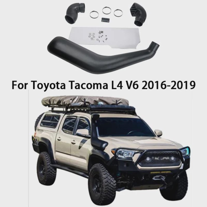 For Toyota Tacoma L4 V6 2016-2019 LLDPE Manifold Snorkel Air Intake Pipe Off Road Exterior Bodykit
