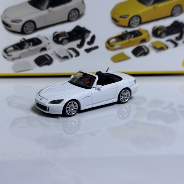Ready Stock MH 1: 64 Honda Honda S2000 AP2 Assembled Version Alloy Car Model MOTOR HELIX