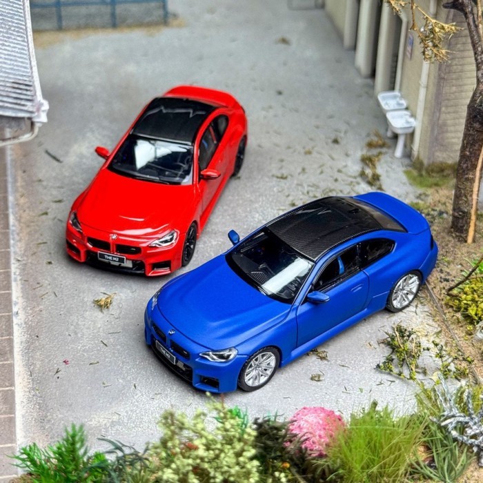 Howie Model 1: 64 BMW BMW M2 G87 โมเดลรถอัลลอย สีลิมิเต็ด