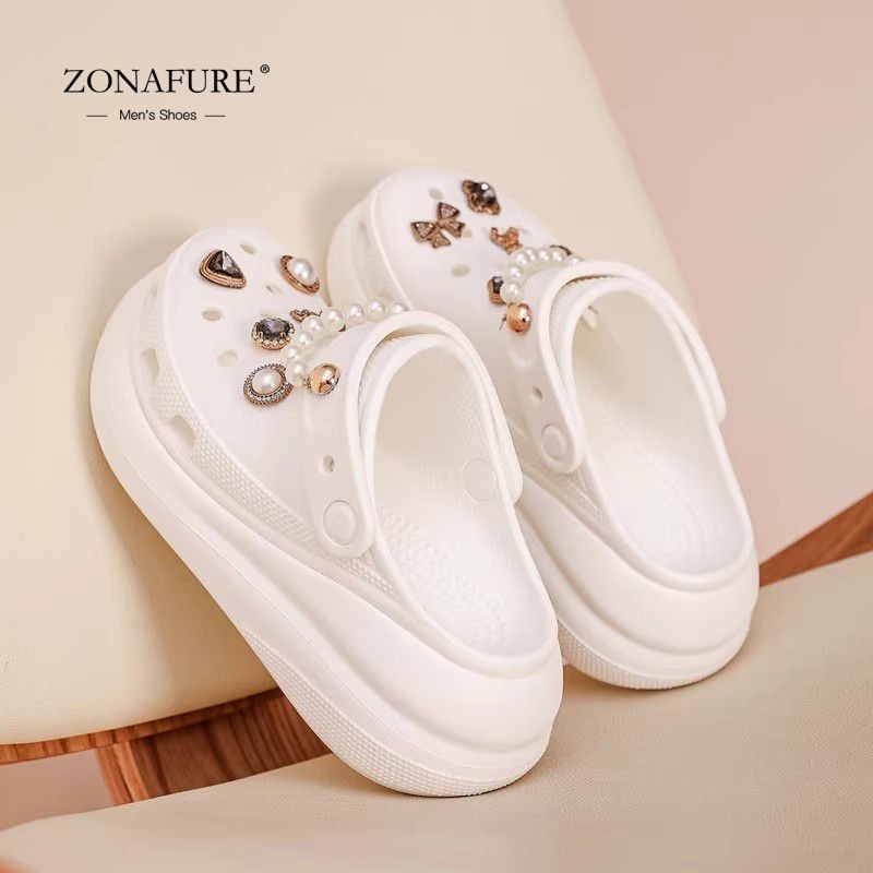 ♞,♘Zonav Puff Cave Shoes Shoes Anti-Slip หนา ๆ แต่เพียงผู้เดียวที่สะดวกสบาย แต่เพียงผู้เดียวที่ได้ร