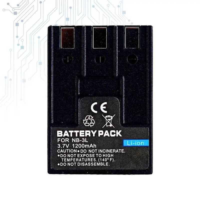Battery For Canon Powershot IXUS 750 700 i i5 SD550 SD500 SD10 SD20 SD100 PM055 NB-3L 1200mAh