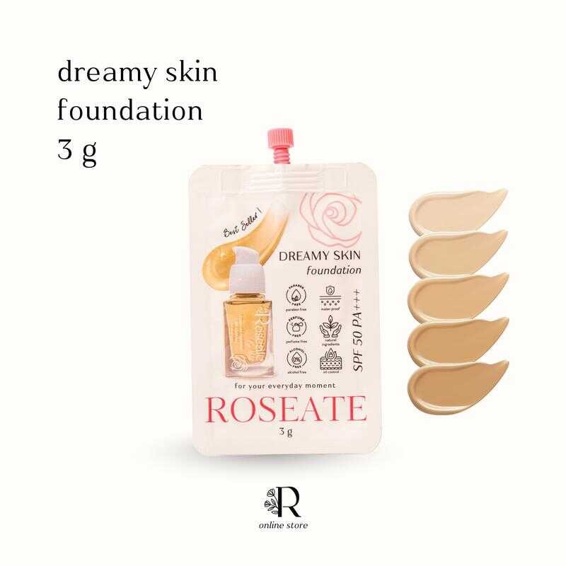 New! แบบซอง รองพื้นผิวเป๊ะ Roseate Dreamy Skin Foundation 2A5