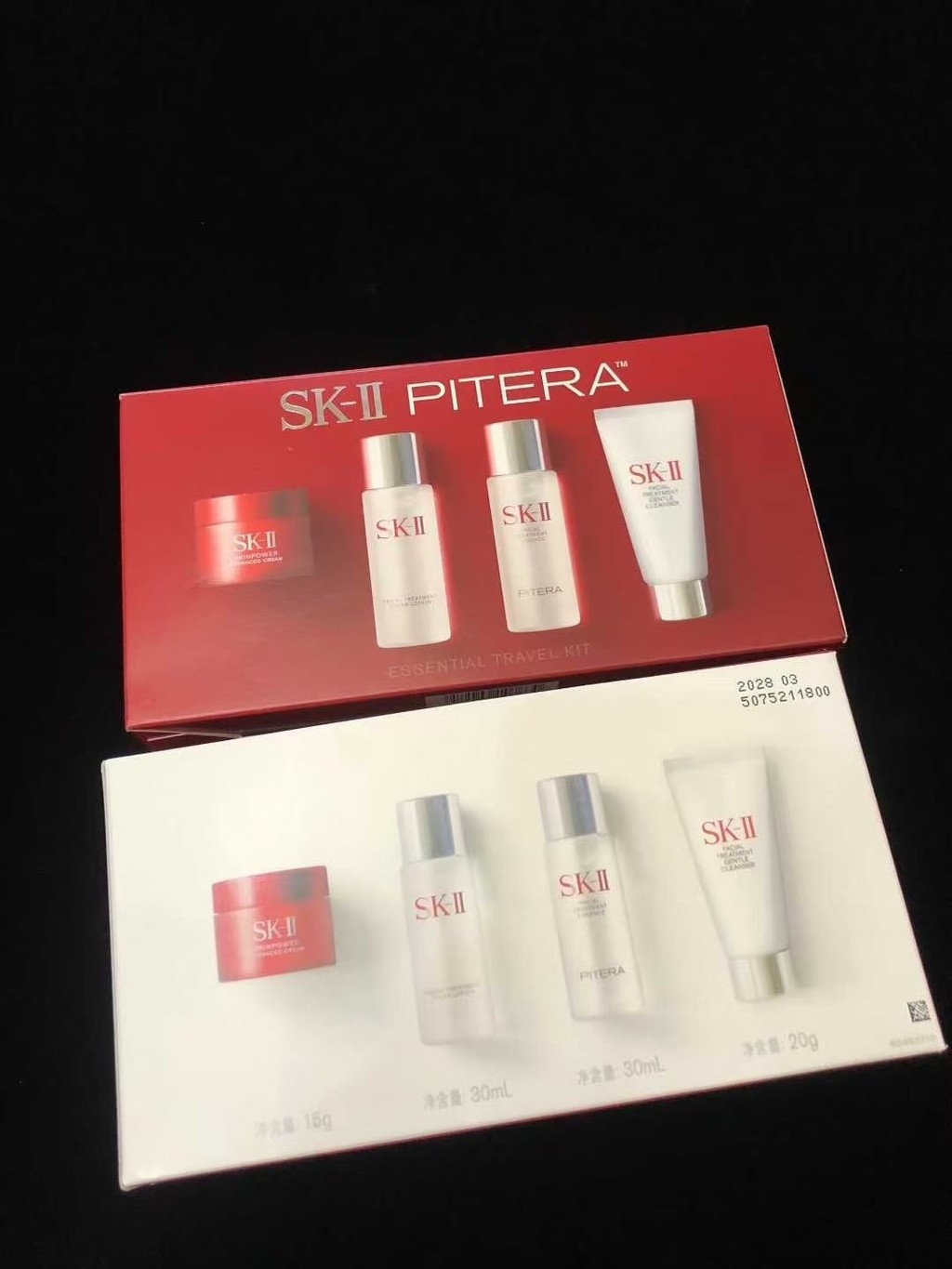 ส่วนลดส่วนบุคคลในระยะเวลาจํากัด 45 Sk2 小四件套套装 安: 洗เลดี้奶20g, 瓶30ml, 神仙水30ml,大红  15g Ff1