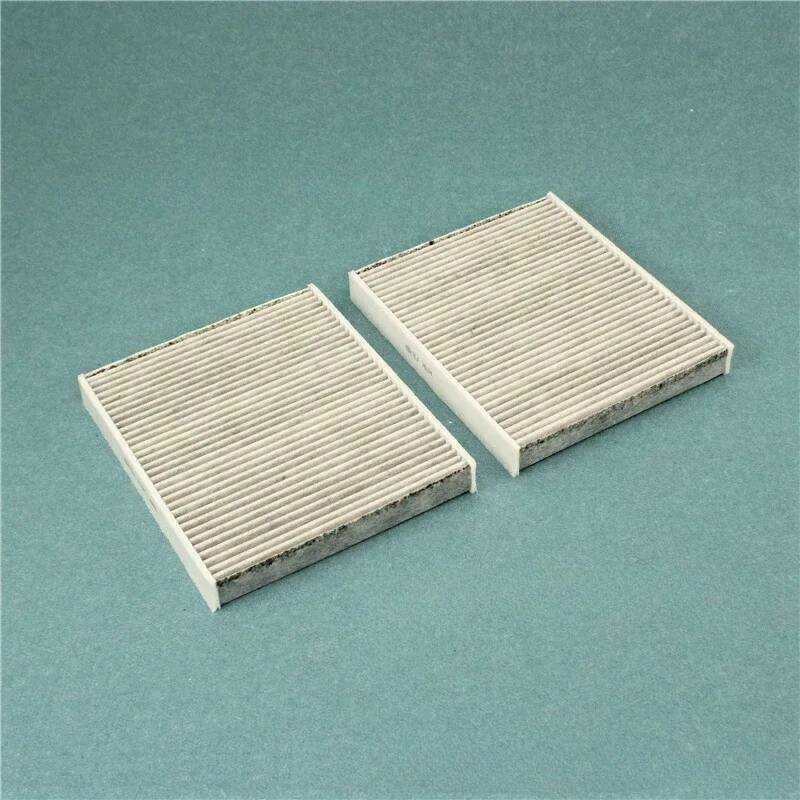 ▥ 2 ชิ้นรถ Cabin Air Filter Conditioner 64116991537 สําหรับ F01 F02 F06 F07 F10 F11 518D 520D 5