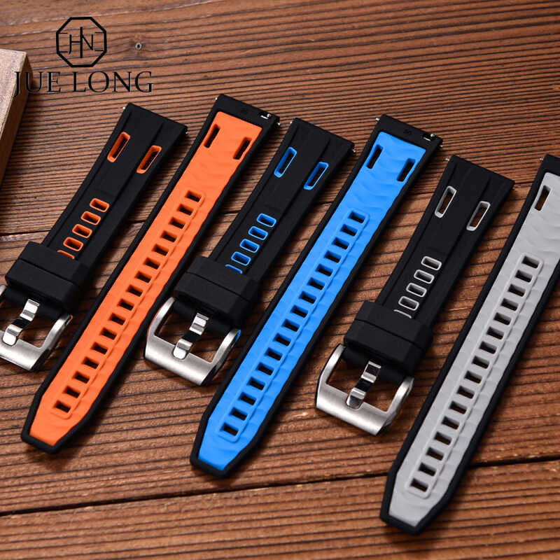 C Premium Silicone Watch Bands 20Mm 22Mm Quick Release Rubber Watch Strap Soft Quick Release Rubber