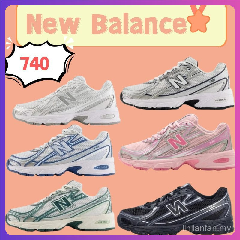 นิวบาลานซ์ 740 รองเท้าลำลองสำหรับผู้ชายและผู้หญิง สไตล์ทันสมัย พร้อมส่ง
