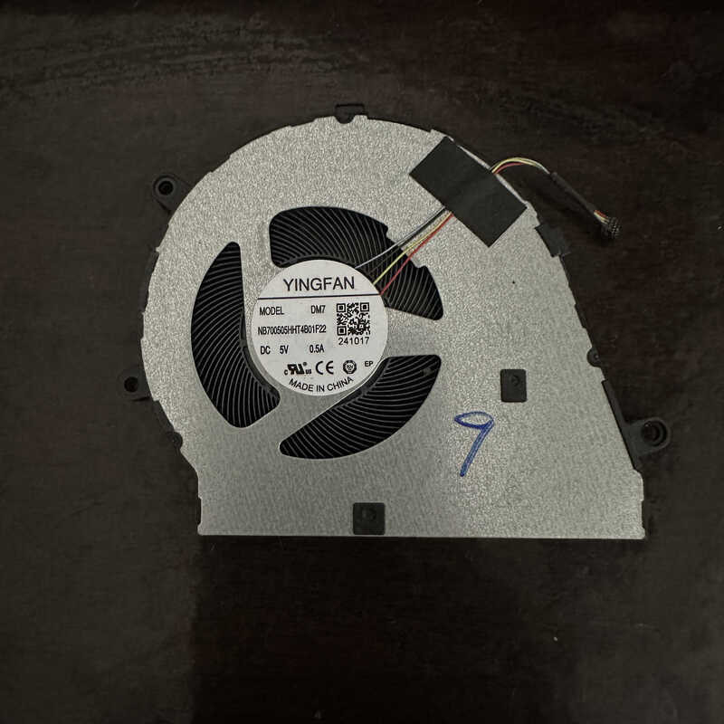 เหมาะสําหรับ YINGFAN DM7 Notebook NB700505HHT4B01F22 พัดลมระบายความร้อน 5V 0.5A wangg3