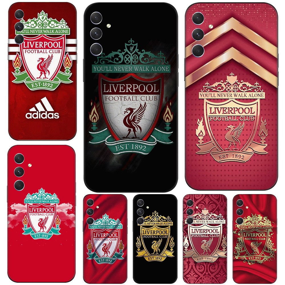 K12 Liverpool Football Club สําหรับ Samsung J8 J4 J6 Plus หรือ J4 J6 Prime TPU Spot Black Plastic So