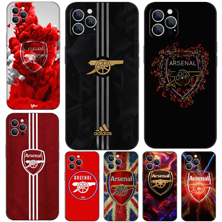 Arsenal FC สําหรับ iPhone 5 5s X XS SE 6 7 8 6s Plus ความเข้ากันได้เคสโทรศัพท์ TPU ฝาครอบป้องกันแบบน