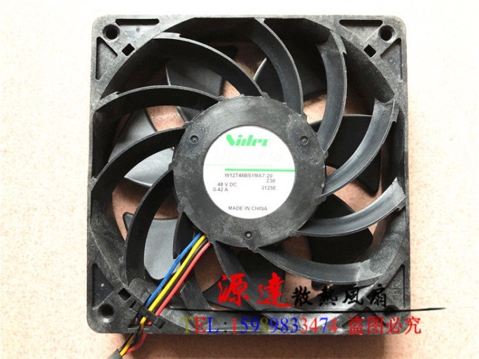 NIDEC NIDEC W12T48BS1MA7-20 12025 48v 0.42A พัดลมระบายความร้อน