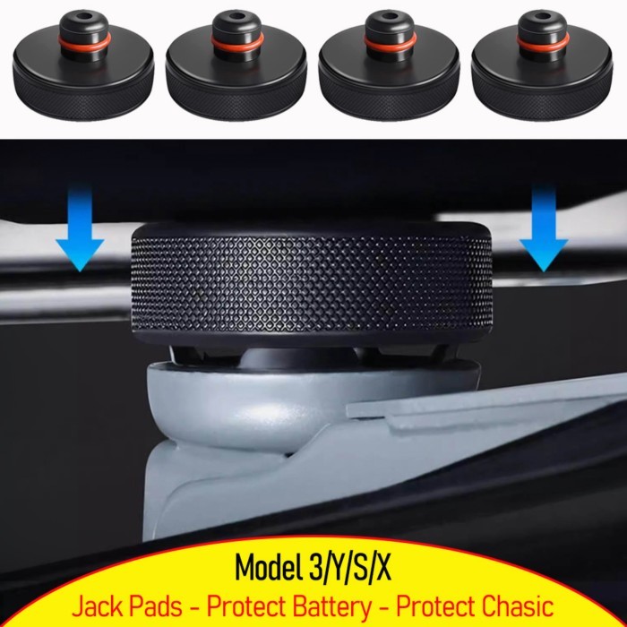 4pcs Lifting Jack Pads for Tesla Model 3 Y S X Juniper 2026 2025 2024 Accessories Rubber Pucks Chas