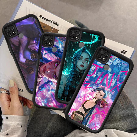 League of Legends Jinx HpปลอกชุบใสสําหรับOPPO Renoค้นหาNarzo 20A A31 A91 N53 A74 4 X3 5i 6i N63 10 1