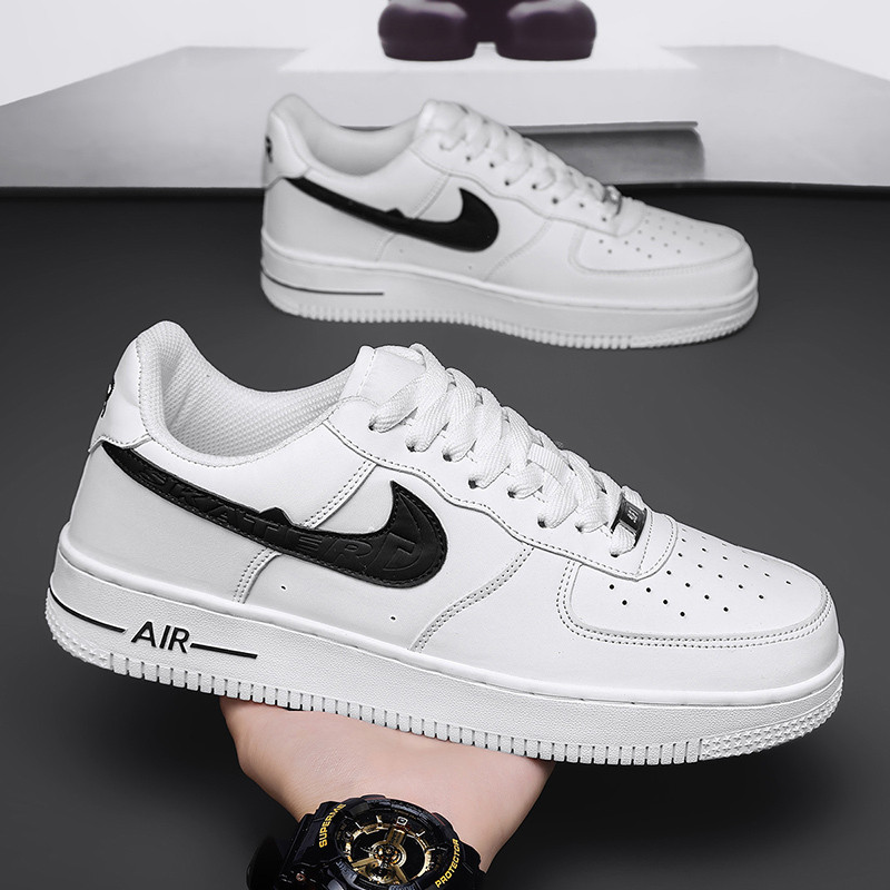 รองเท้ายืนยาวไม่เหนื่อย-รองเท้าลําลองกองทัพอากาศหมายเลข 1 All-Match นักเรียนหนาSoledสบายๆกีฬารองเท้า