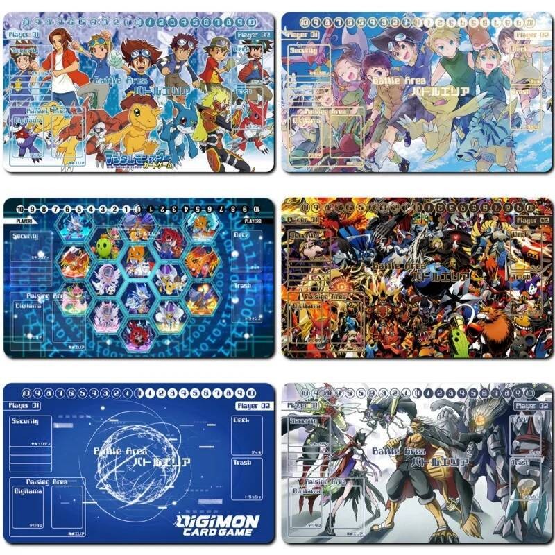 Digimon Adventure Card Pad Kanbara Takuya Bancho Leomon Dtcg Diy ยาง Battle Mat อะนิเมะ Action ตัวเล