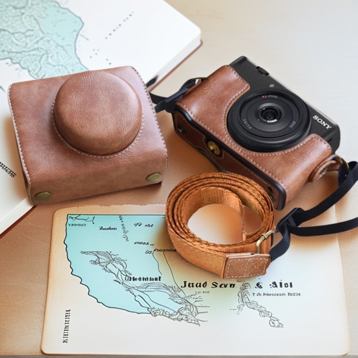 Sony Zv1 เคสป้องกันกล้อง ZV1F กระเป๋ากล้อง ZV1M2 ฐาน ZV1 ซองหนังรุ่นที่สอง Zv-1 อุปกรณ์เสริมสําหรับผ