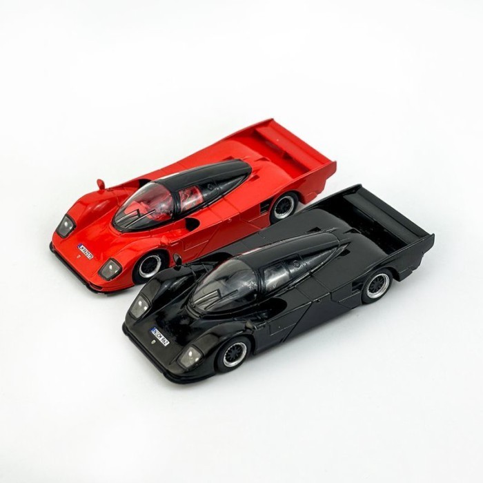 พร้อมสต็อก Sparky 1: 64 Porsche Porsche 962 Le Man โมเดลรถโลหะผสม