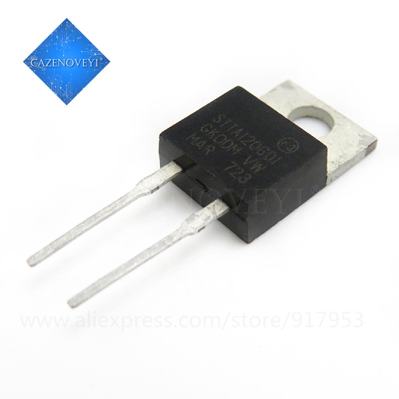 10 ชิ้น STTA1206DI STTA1206D STTA-1206DI 1206DI TO-220-2 IC