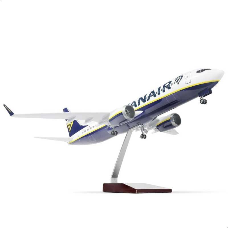 C 1:85 Scale 47 ซม.ของเล่นเด็ก 737 เครื่องบิน Ryanair ไอร์แลนด์ B737-800 เครื่องบิน Die-Cast เรซิ่น
