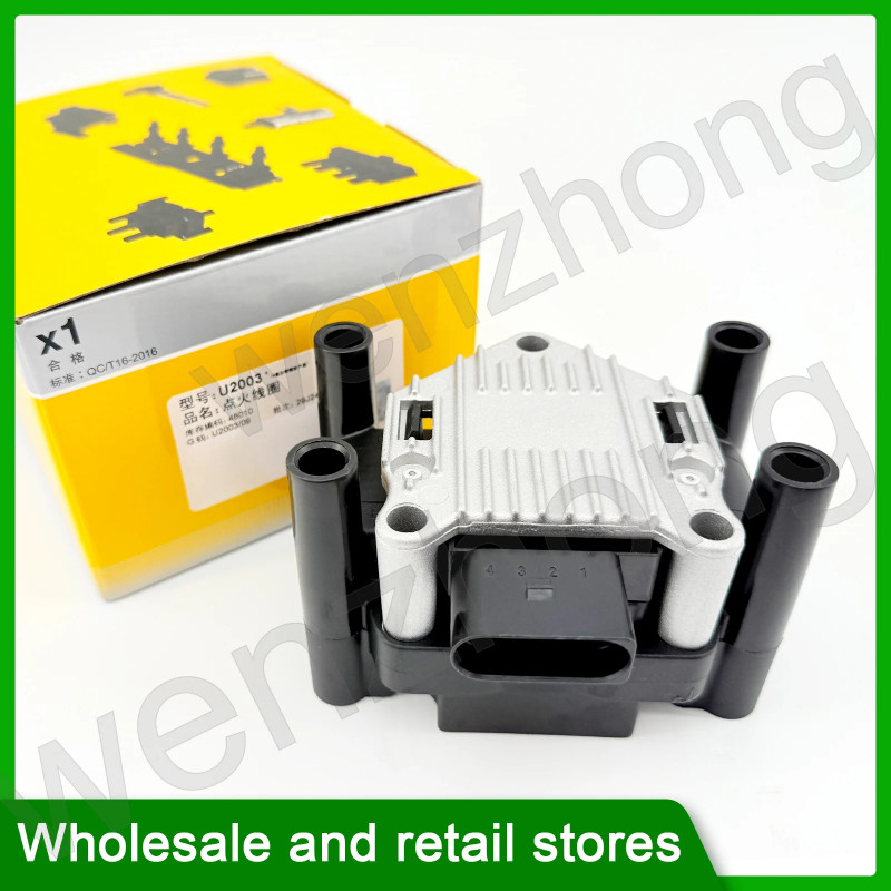 032905106F 032 905 106 F U2003 48010 คอยล์จุดระเบิดสําหรับ A1 A2 A3 A4 Pentium B50 Beetle Cross POLO
