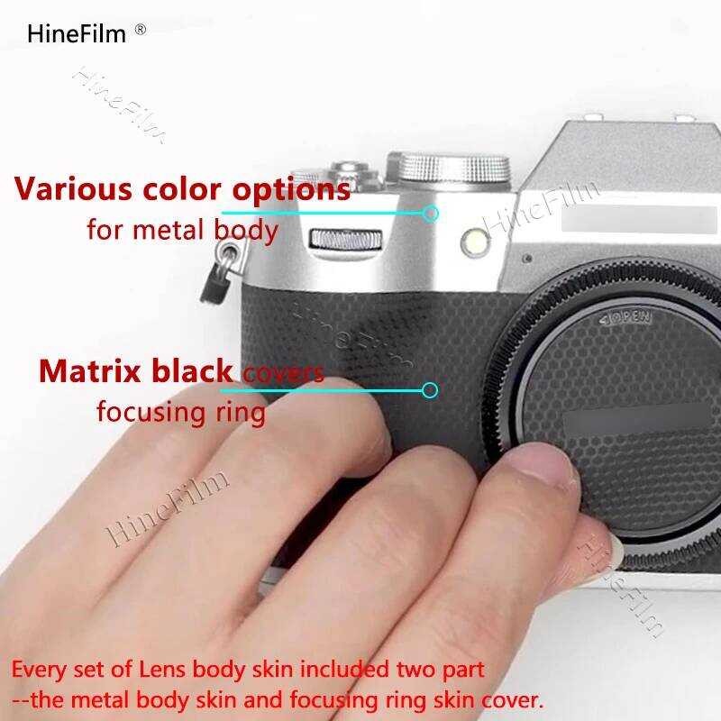 ▥ Hinefilm ผิวสําหรับ Fuji Xt50 กล้องผิวป้องกันฟิสําหรับ Fujifilm X-T50 สติกเกอร์ X T50 Protect