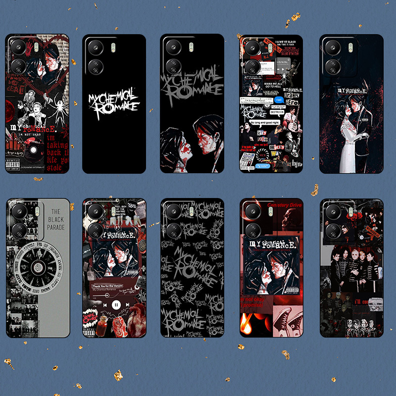 สําหรับ Xiaomi Redmi หมายเหตุ 11S 11T 11E Pro Plus 12R 12S 12 My Chemical Romanceส่วนบุคคลเคสโทรศัพท