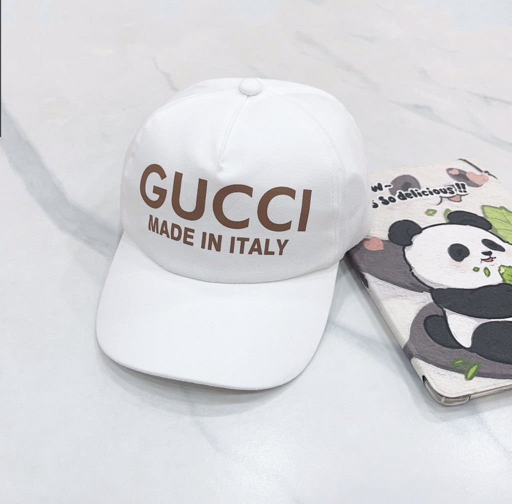 หมวกเบสบอล GUCCI FF6 แบบเรียบง่าย P38