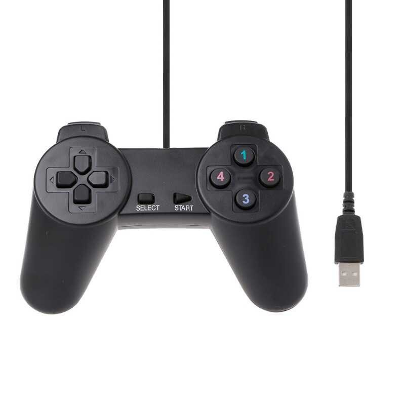 Gamepad usb แบบมีสาย Singles Gamepad PC End เกมคอมพิวเตอร์ Singles Handle