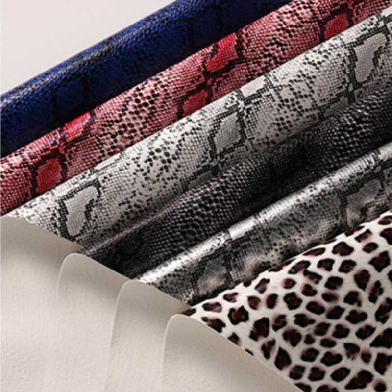 Python Pattern PU Leather Wild Unique Leather Jacket Leather Skirt Leather Pants Softness Designer F