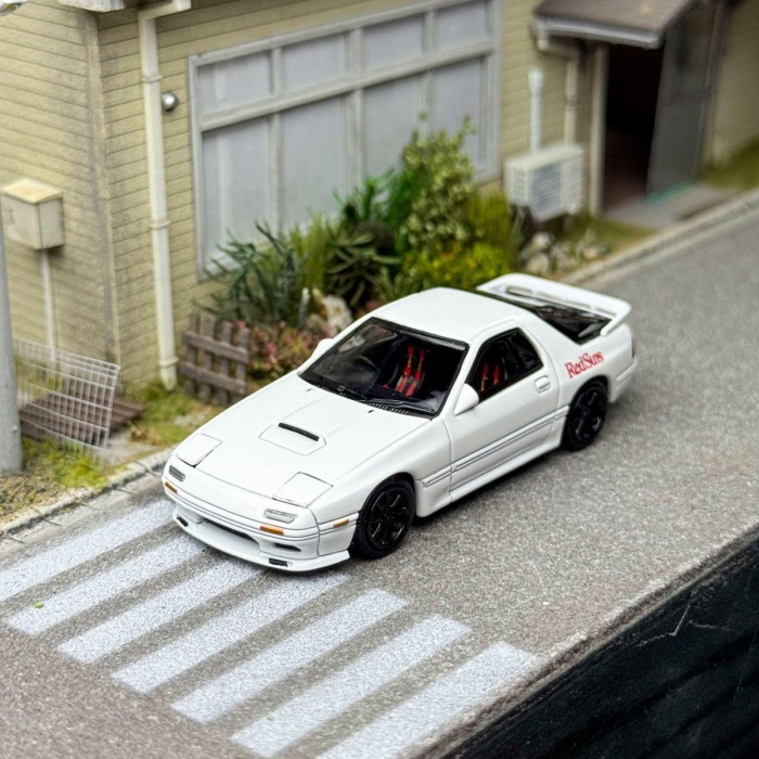 ATS 1: 64 MAZDA RX-7 FC3S Initial D โมเดลโลหะผสมจําลอง