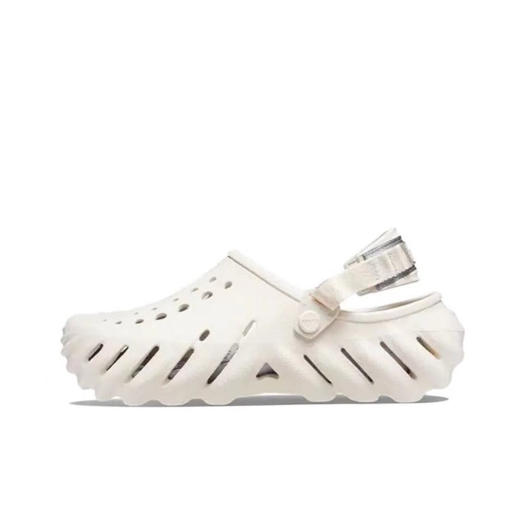♞,♘,♙,,[ของแท้100% ]️ Crocs Echo Clog  รองเท้าลำลอง Crocs ee KHF