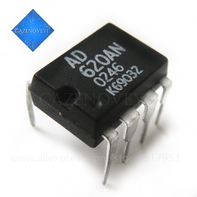5 ชิ้น AD620ANZ AD620AN AD620A AD620BNZ AD620BN AD620 DIP-8 ชิป
