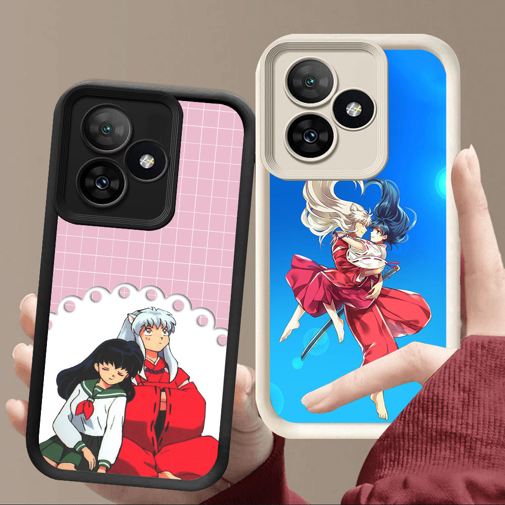 R27 InuyashaปลอกสําหรับXiaomi Redmi 13X 13 POCO F5 Turbo 3 F6 X5 5Gสีดําและสีขาว