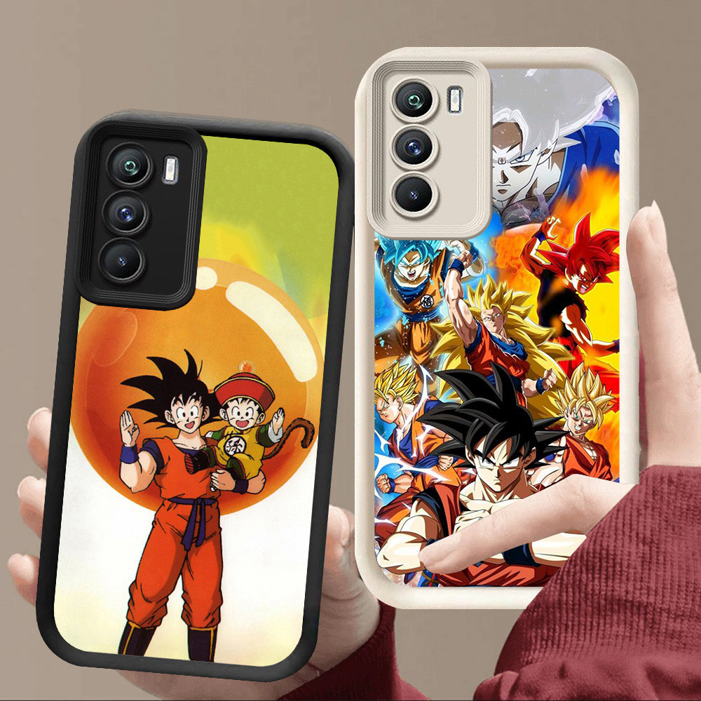R57 Dragon BallปลอกสําหรับOPPO A55 A94 A16 A16s A74 A54S Realme C71 C73 C75 สีดําและสีขาว