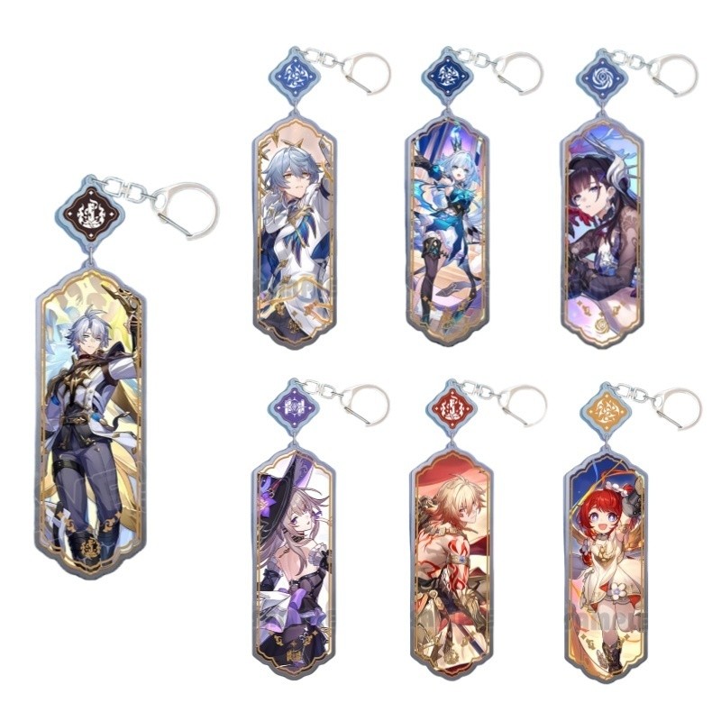 Honkai Star Rail จี้อะคริลิค Painon Cerydra Mydei Tribios Sunday Herta แขวนพวงกุญแจกระเป๋าจี้ฉลองพวงกุญแจ