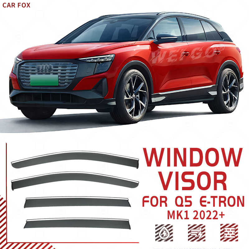 เหมาะสําหรับ Audi Q5 Sedan Window กันฝนบอร์ด Audi Q5 E-tron ที่บังแดดหน้าต่าง