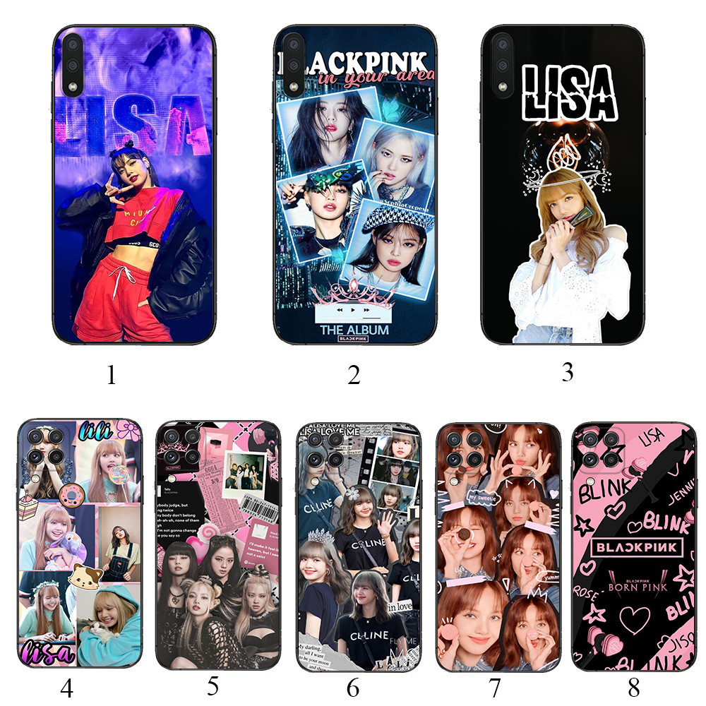 Huawei Y5P Y6P Y8P Y7A Y9A Y8S Y9S Y6 Y7 Y9 Prime 2019 W4 BLACKPINK love Lisa เคสโทรศัพท์สีดํานุ่ม